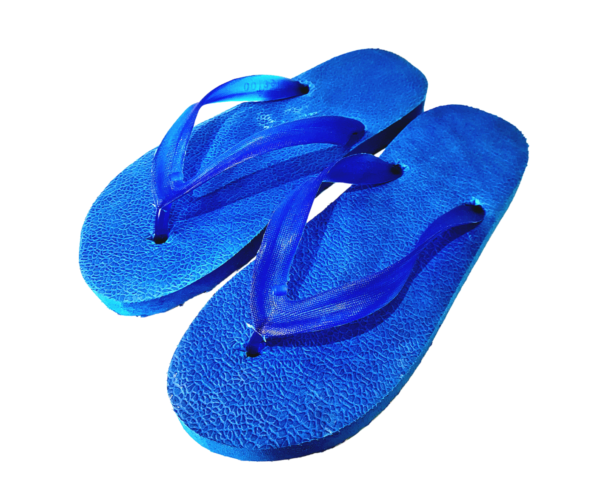 Blue slipper chappal